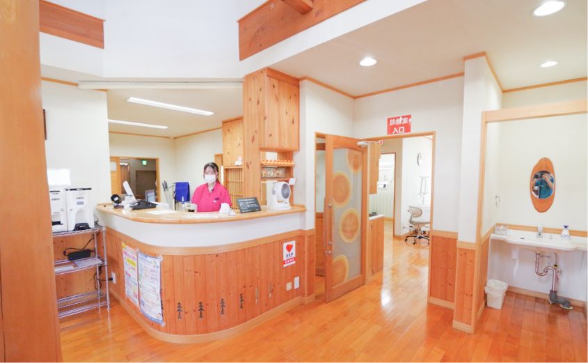 吉岡町歯科待合室
